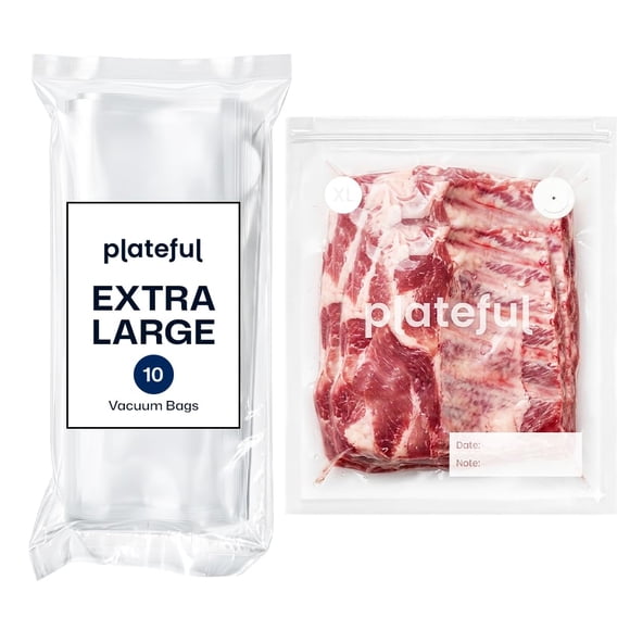 Bolsas Para Selladora Al Vacío Para Alimentos Extra Grandes (30 X 50 Cm) X10