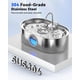 thumbnail image 3 of Fuente de agua para perros ECOCONUT 13L de acero inoxidable para perros grandes, 3 of 9