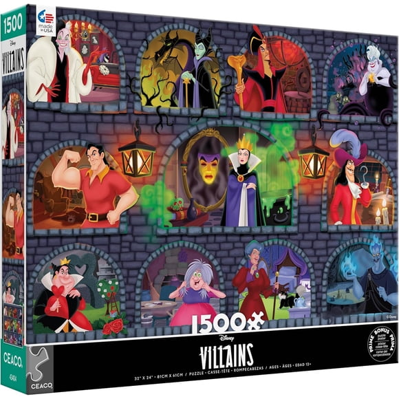 Rompecabezas Ceaco Disney Villains Underground 1500 piezas