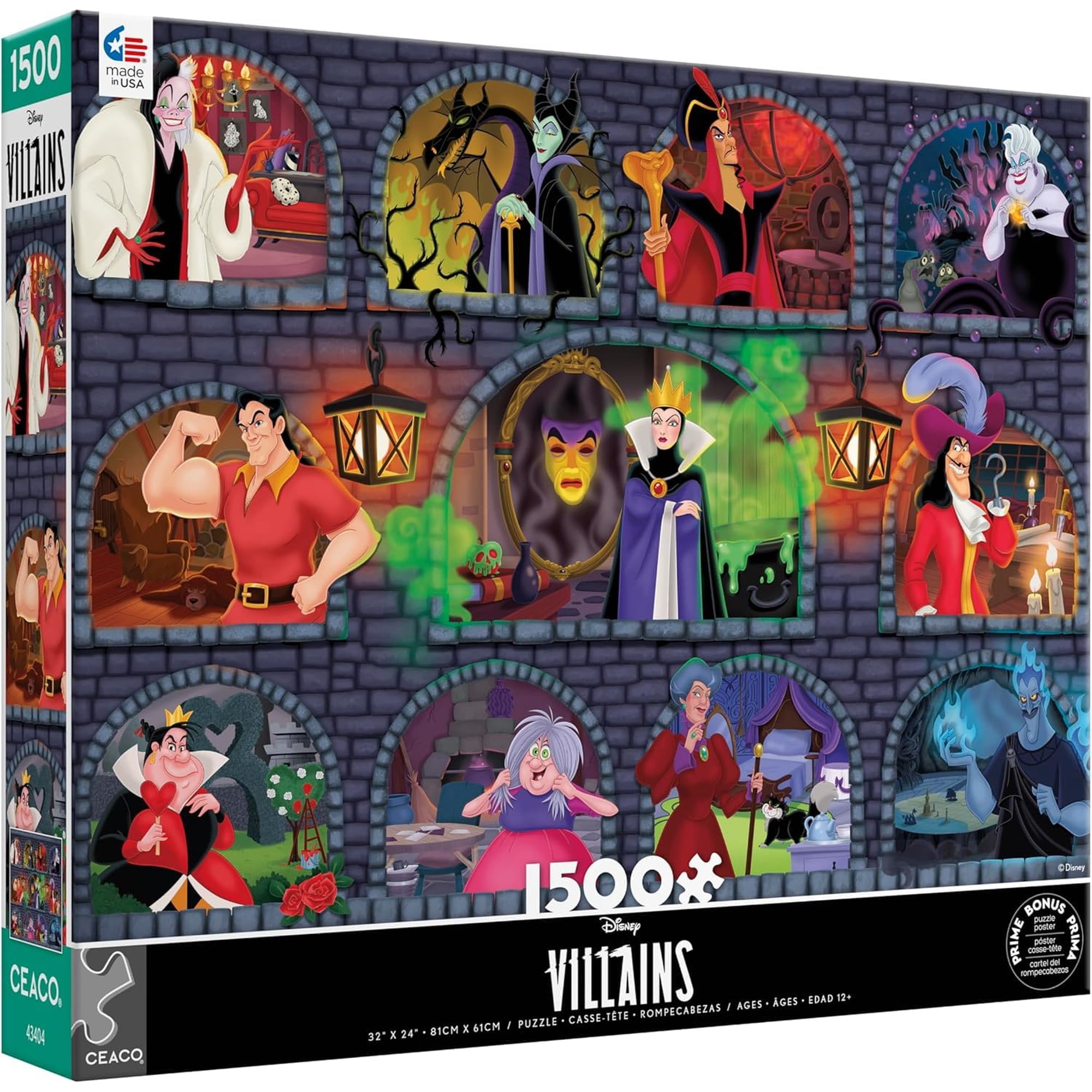 Rompecabezas Ceaco Disney Villains Underground 1500 Piezas