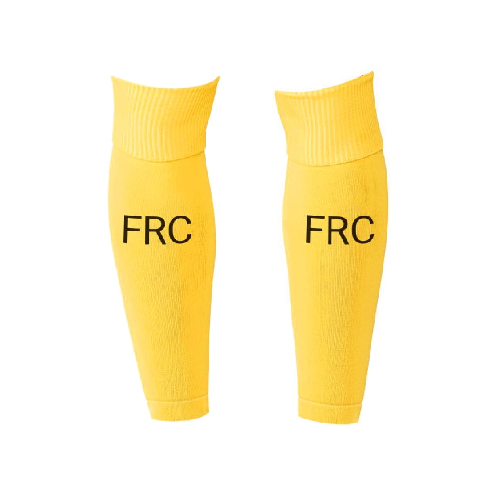 Frc - Medias De Futbol Deportivas Sin Pie Amarillo Oro