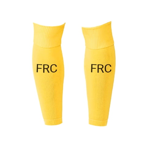 Frc - Medias De Futbol Deportivas Sin Pie Amarillo Oro