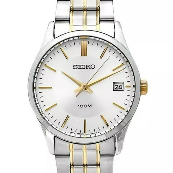 Reloj Seiko Hombre SGEF03 plateado 34mm