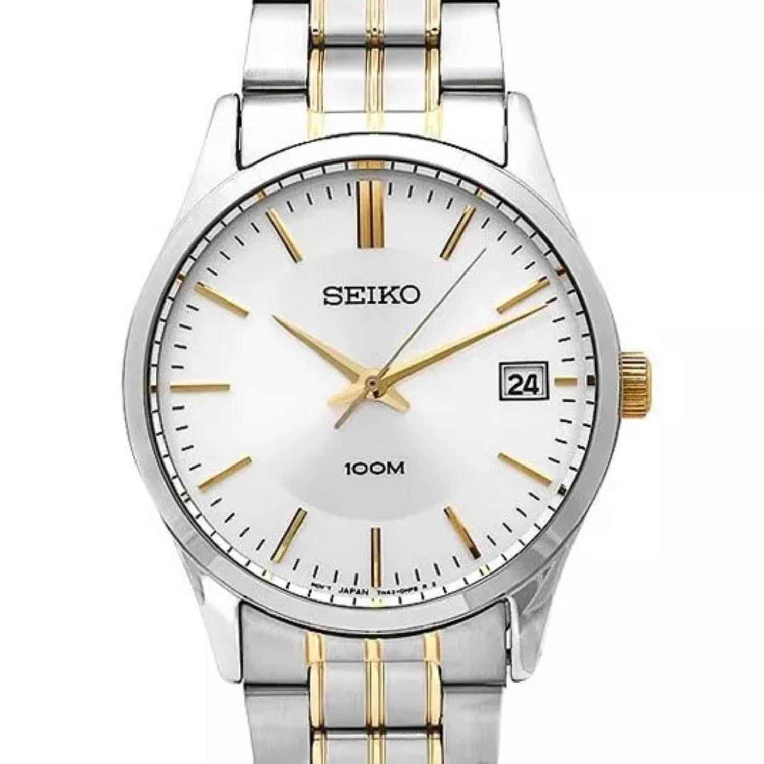 Reloj Seiko Hombre Sgef03 Plateado 34mm