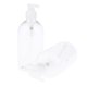 thumbnail image 1 of 2 Piezas 500 Ml Botella De Loción Vacía Dispensador De Champú Recargable Transparente, 1 of 5