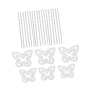 Bothyi - Marco De Corona De Flores, Soporte Para Arreglos Florales Para San Valentín, Primavera, Cumpleaños, 6X Mariposa