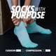 thumbnail image 2 of Calcetines Fs4 Para Fascitis Plantar No Se Muestran Para Hombres Y Mujeres, 2 of 8