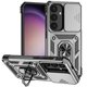thumbnail image 5 of Funda Resistente Anillo Soporte Samsung Galaxy S25 Plus Privacidad Cámara Montaje Magnético Plata, 5 of 6