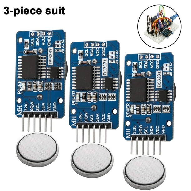 Módulo de reloj en tiempo real DS3231 AT24C32 IIC RTC para Arduino ...