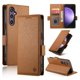 thumbnail image 5 of Funda Cartera Magnética con Tarjetas y Soporte para Samsung Galaxy S25 FE Marrón, 5 of 6