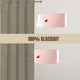 thumbnail image 2 of Pack 2 Cortina Jacquard Tradicional 140x225cm Beige, 2 of 8