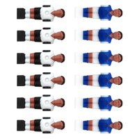 Ioensy - 12X Futbolín Hombres Reemplazo Mesa Fútbol Hombres Jugador Juguetes Mesa Fútbol Hombres