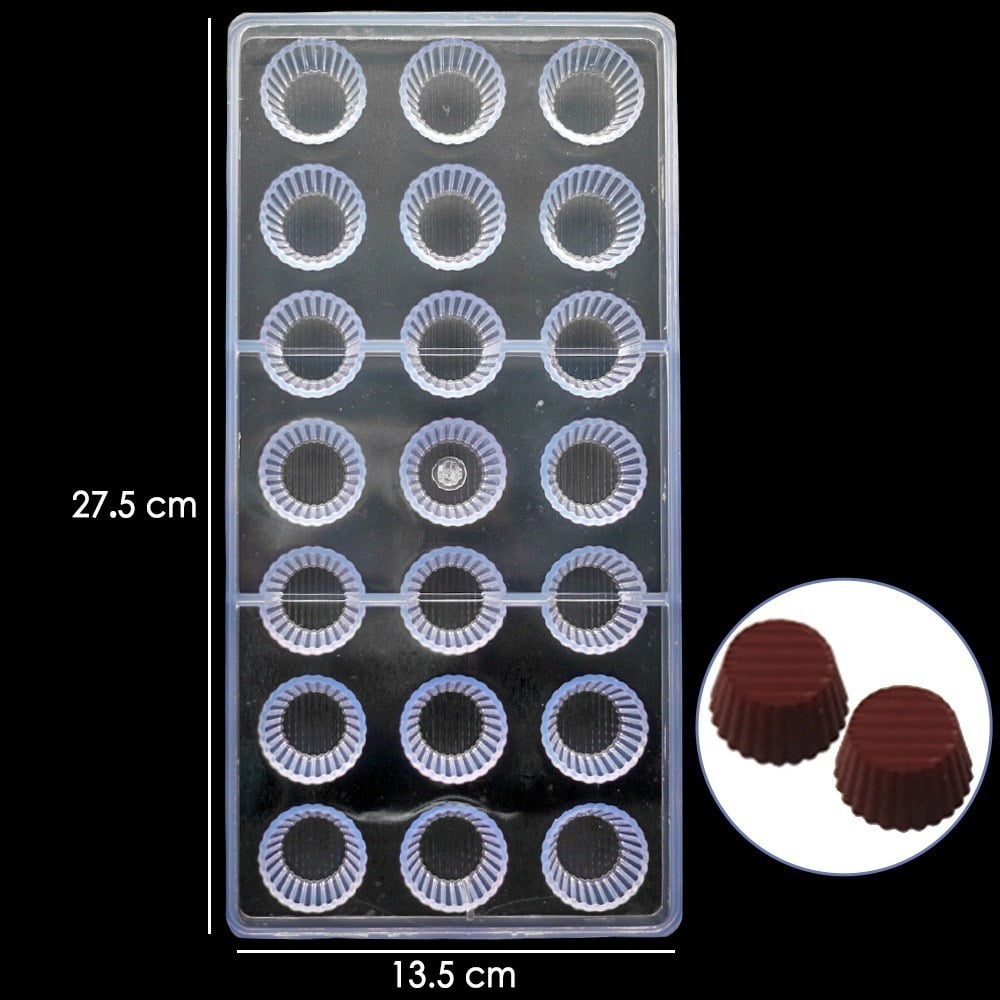 Genérico - Moldes Chocolate Moldes De Chocolate Policarbonato Circular