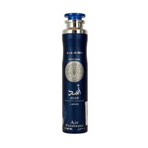 Lattafa Asad Zanzibar Desodorante Ambiental 300Ml –Fragancia Oud Y Ámbar Duradero