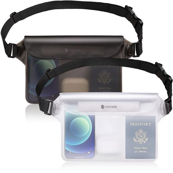 Riñonera SYNCWIRE IPX8, bolsa impermeable con correa ajustable