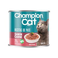 Latas De Alimento Húmedo Champion Cat Adulto Carne 12 Un.