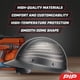 thumbnail image 2 of Casco Dynamic WolfJaw de fibra de vidrio de ala completa, negro, 2 of 8