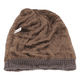 thumbnail image 2 of Gorro Invierno Hombre De Lana Con Forro Moda Masculina Café Oscuro, 2 of 3