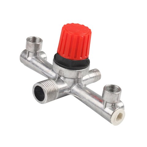 Ioensy - Válvulas De Control Del Interruptor De Presión Del Compresor De Aire, Soporte Duradero De Accesorios De 90-120 Psi