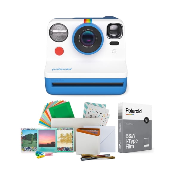 Polaroid Now Cámara Instantánea 2da Generación Paquete Azul