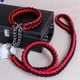 thumbnail image 3 of Correa Trenzada Para Perros Grandes + Collar De Ahorque XL Negro/Rojo, 3 of 3