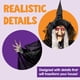 thumbnail image 4 of Decoraciones de Halloween JOYIN Animated Witch de 47 pulgadas con sonido, 4 of 9