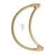 thumbnail image 3 of Dream Catcher Hoop Macrame Circle / Moon Wreath Decoración Colgante Para Pared Colgante Forma De Luna, 3 of 5