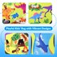 thumbnail image 4 of Alfombra de juego Cavorel Kids 122 x 183 cm con dinosaurios y coche de juguete, 4 of 7