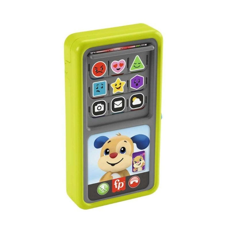 Fisher Price - Juguete Para Bebés Smartphone Aprendizaje Verde.