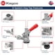 thumbnail image 2 of Acoplador de barril Kegco D System con palanca roja, 2 of 8