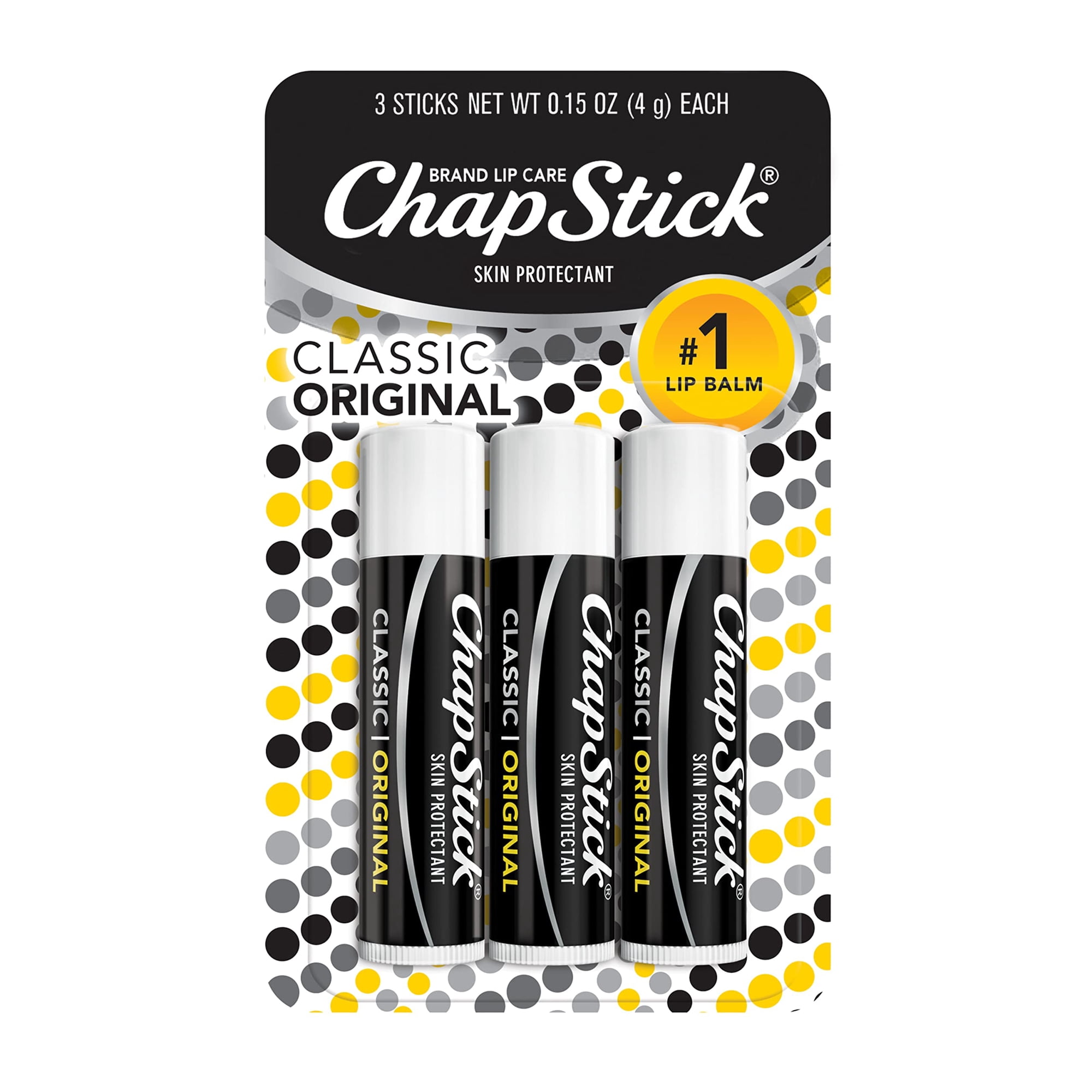 Bálsamo Labial Chapstick Clásico Original 4,25 Ml (paquete De 3)