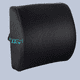thumbnail image 3 of Cojín lumbar ergonómico de espuma viscoelástica Ergostore negro, 3 of 3