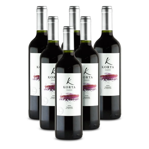 Korta - Vino Classic Carmenere, 6 Unidades