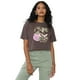 thumbnail image 1 of Polera Mujer Fun Manca Corta Crop Café Corona, 1 of 5
