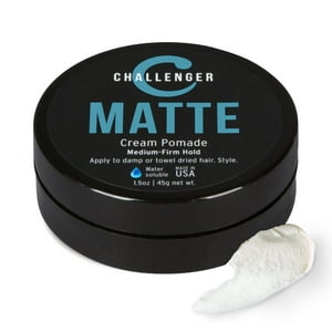 Pomada En Crema Mate Challenger, Producto Para Peinar El Cabello, 45 Ml