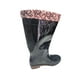 thumbnail image 2 of Bota de Agua Lluvia Mujer Negro, 2 of 3