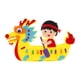 thumbnail image 2 of Ni?os Handcraft Dragon Boat 3D DIY Fieltro Artesanal Para El Hogar Ni?os Decoración Ni?o, 2 of 5