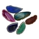 thumbnail image 5 of 6 piezas forma irregular ágata cuarzo rebanada colgante encantos joyería multicolor, 5 of 5