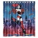 thumbnail image 1 of Cortina de ducha de Harley Quinn con fuegos artificiales, juego de cortina de baño con ganchos, tamaño 66 x 72 pulgadas, 1 of 3