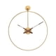 thumbnail image 2 of Reloj De Pared Nórdico, Decorativo, Sin Tictac, Para Cocina, Cafetería, Sala De Estar, Dorado, 2 of 5