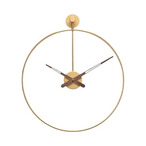 Magideal - Reloj De Pared, Sin Tictac, Reloj , Manualidades, Luz Con , Relojes Colgantes Para Decoración , Comedor, , Oro