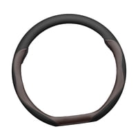 Magideal - Funda Para Volante De Automóvil Fácil De Instalar Accesorios Para Automóviles, 15 Pulgadas, Resistente Al Desgaste, Cuero De Pu Cálido En Invierno Y , Marrón Oscuro