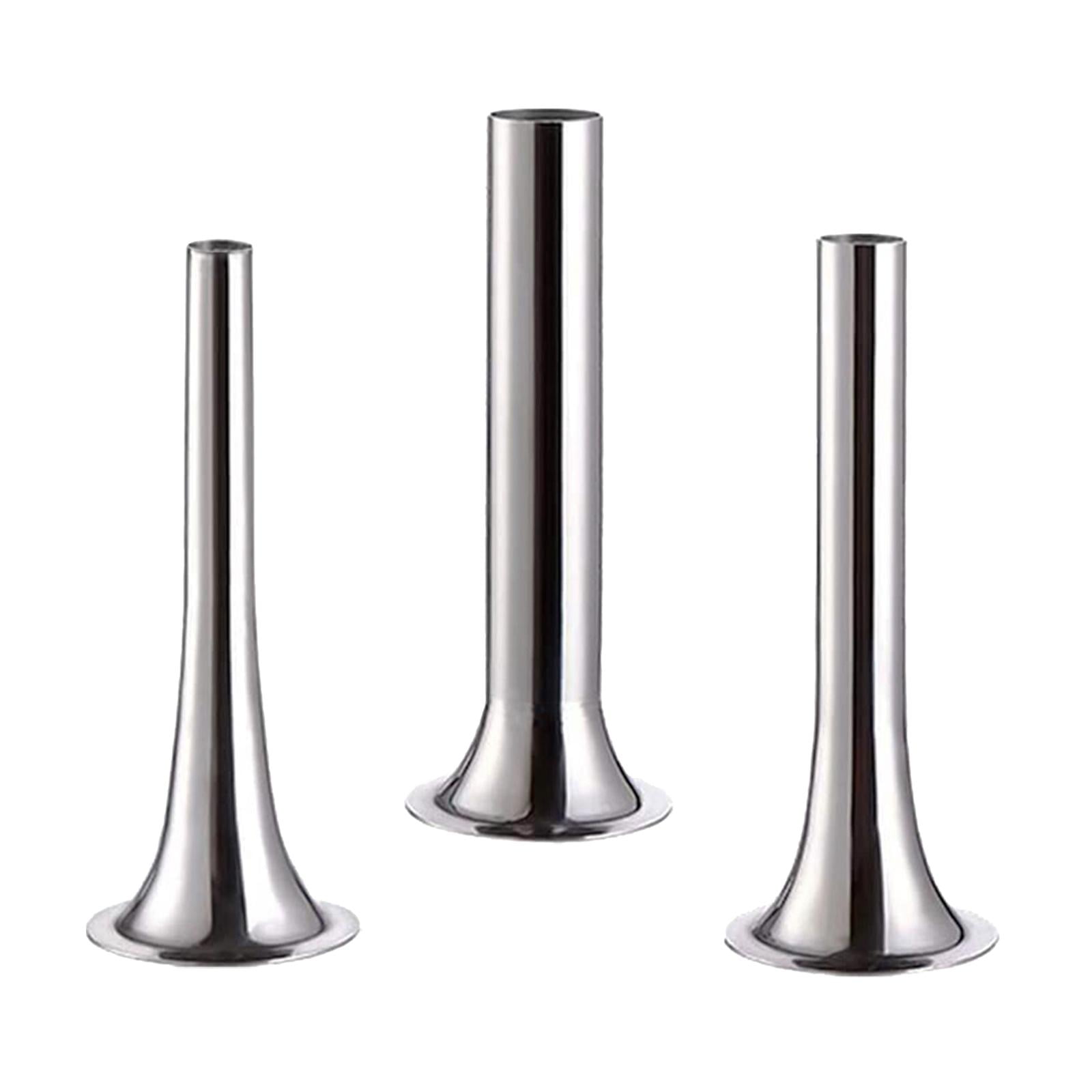 Magideal - Tubos De Relleno De De 3 Piezas, Tubos De Relleno De Molinillo De Material Acero Inoxidable Para Molinillo De Carne, Molinillo De Alimentos, 3