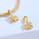 thumbnail image 3 of Charm Pandora QIKAOLA S925 baño de oro 18K 4.5 mm, 3 of 3