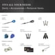 thumbnail image 4 of Juego de dardos Viper Rock & Roll Soft Tip de 18 g con funda Casemaster, 4 of 9