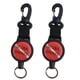 thumbnail image 1 of Retractor De Nylon Del Engranaje De La Máscara De La Aleta Del Cordón Del Gancho De Las Correas De Buceo Estirable 2pcs, 1 of 1