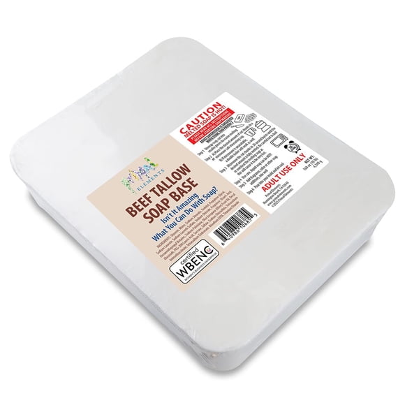 Base de jabón Primal Elements 4,5 kg con sebo de res – Derretir y verter