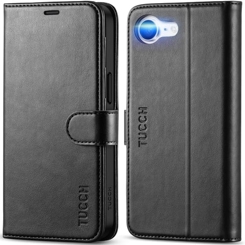 Tucch - Funda Tipo Cartera Para Iphone 16E Con Tarjetero