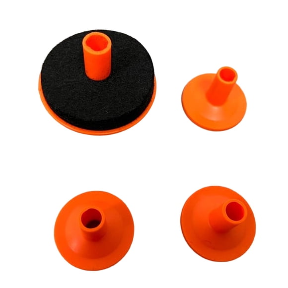 Hi Hat Stand Cymbal Drum Set Kit Drum Percusión Accesorios Cymbal Sleeves Orange
