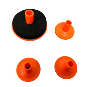 Bothyi - Hi Hat Stand Cymbal Drum Set Kit Drum Percusión Accesorios Cymbal Sleeves Orange
